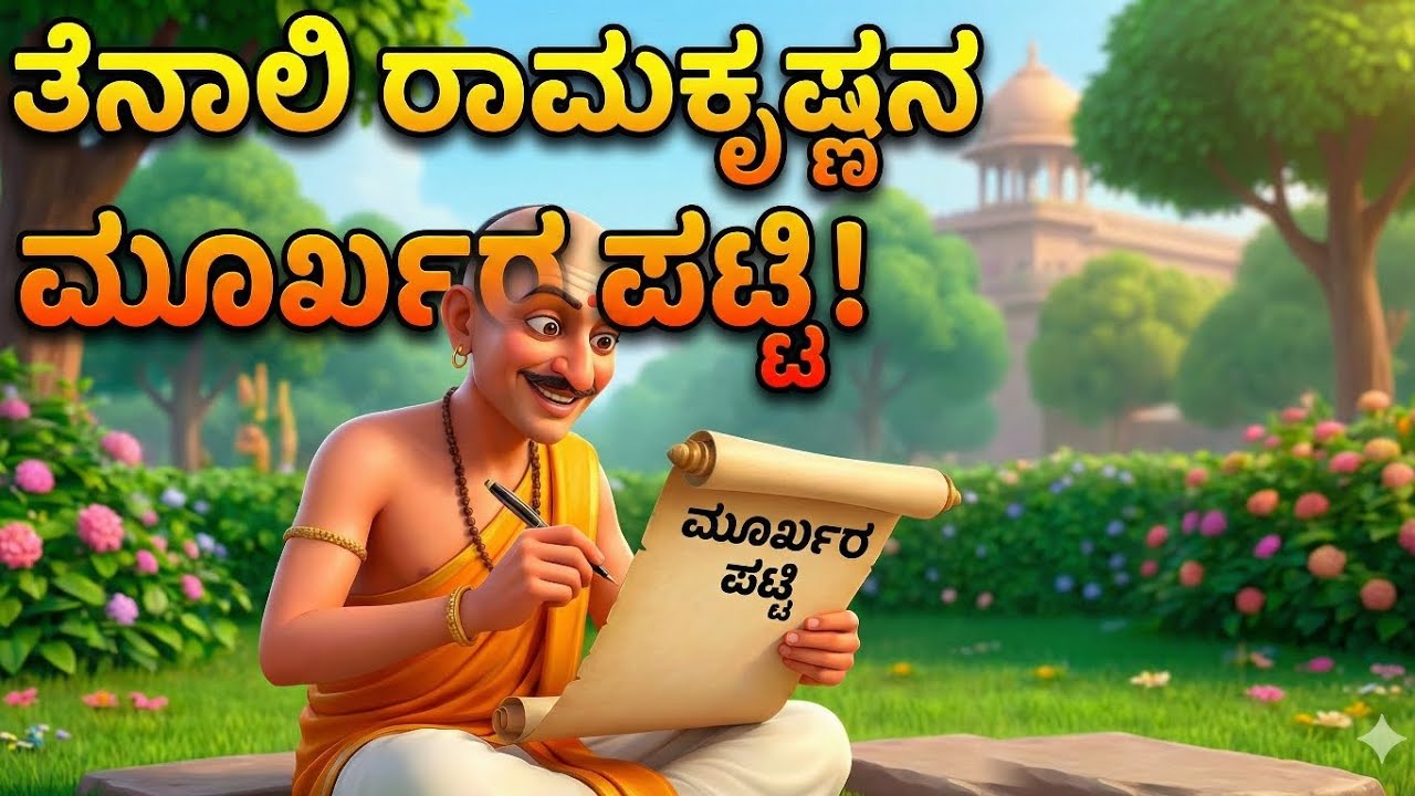 ಅಪರಿಚಿತರನ್ನು ಕುರುಡಾಗಿ ನಂಬಬಾರದು ಎಂಬ ಮಹತ್ವದ ಪಾಠವನ್ನು ರಾಜನಿಗೆ ಕಲಿಸಿದ ತೆನಾಲಿ ರಾಮಕೃಷ್ಣ