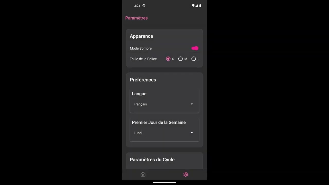 Bloom - Menstrual Cycle Tracking - App Preview