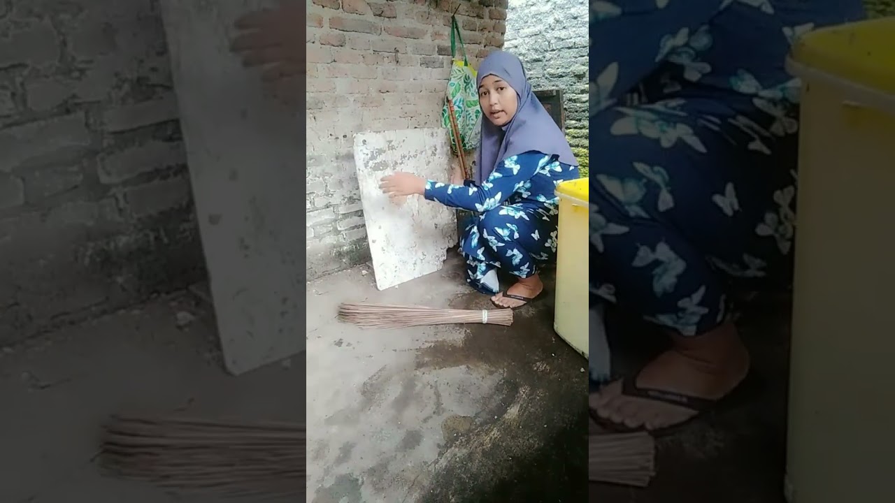 Vlog 1 , bersih-bersih dapur Almarhumah ibu mertua ,,,