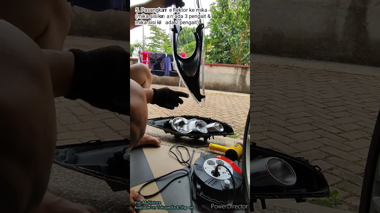 Ganti mika headlamp Ford Fiesta - Melepas mika headlamp semua mobil