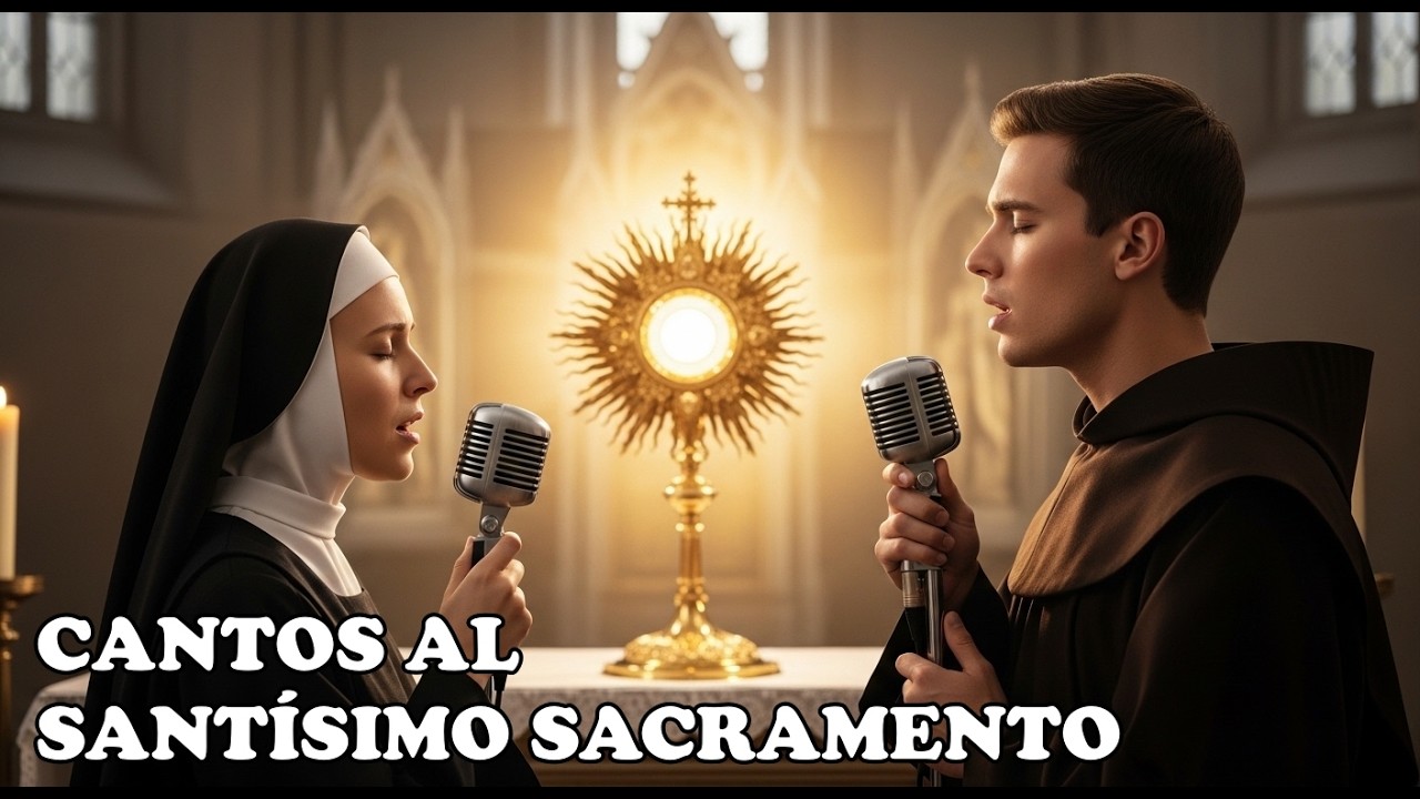 ADORACIÓN EUCARÍSTICA 🙏 5 Cantos a Jesús Sacramentado | Música Católica para Orar