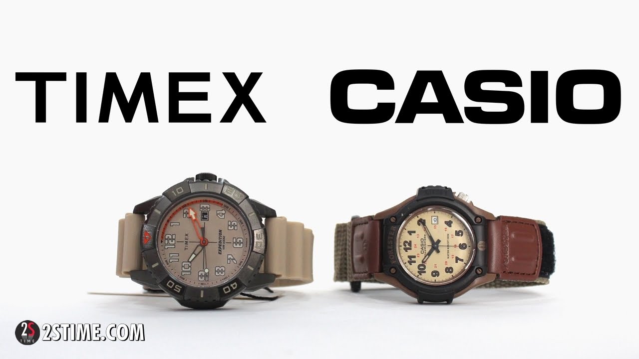 TIMEX Expedition TW2V40900 vs CASIO Forester FT-500WC-5B
