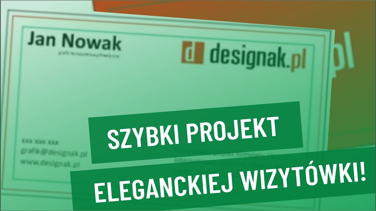 Jak zaprojektować wizytówkę? Projekt wizytówki w CorelDraw. Poradnik [##]