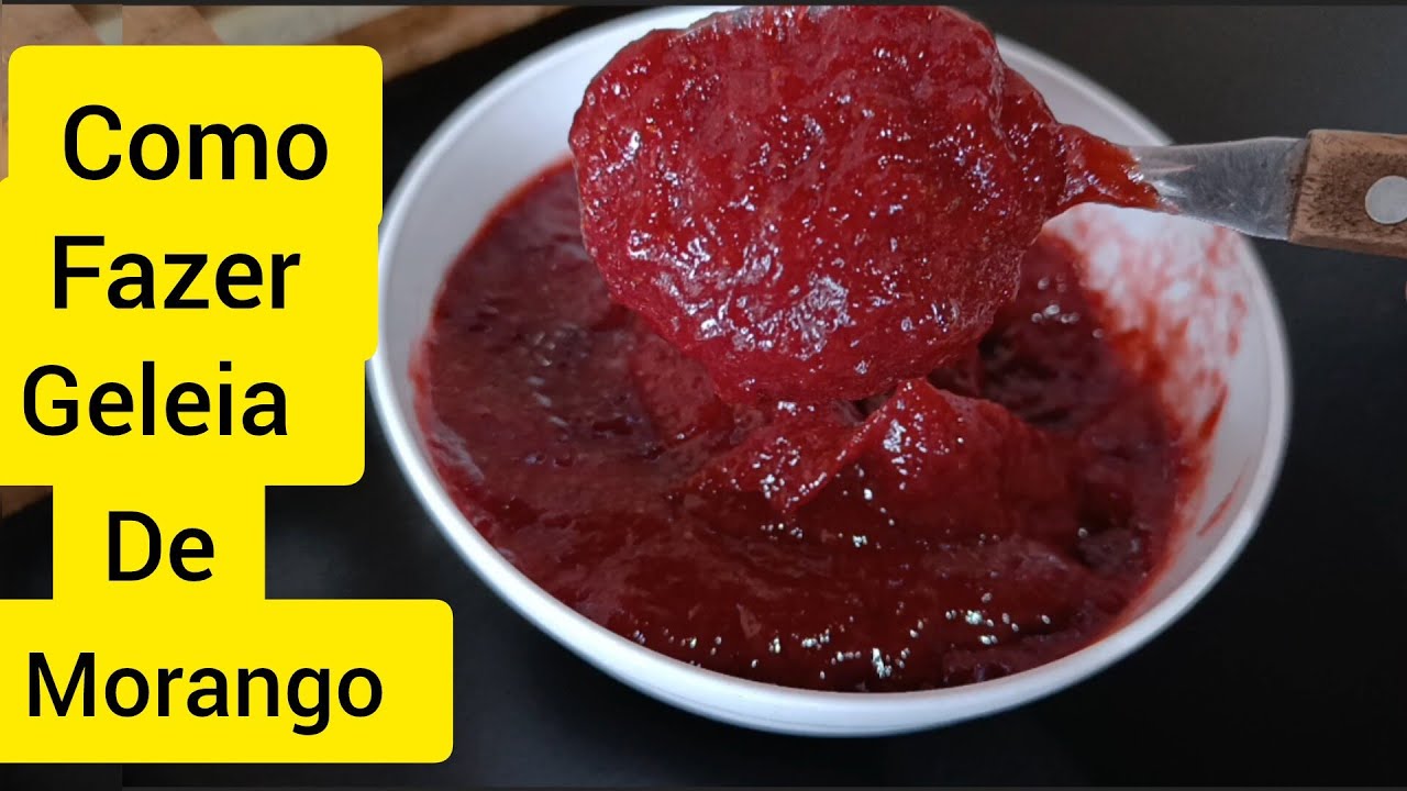 COMO FAZER GELEIA DE MORANGO PRA RECHEIO DE BOLO/dicas de validade e armazenamento