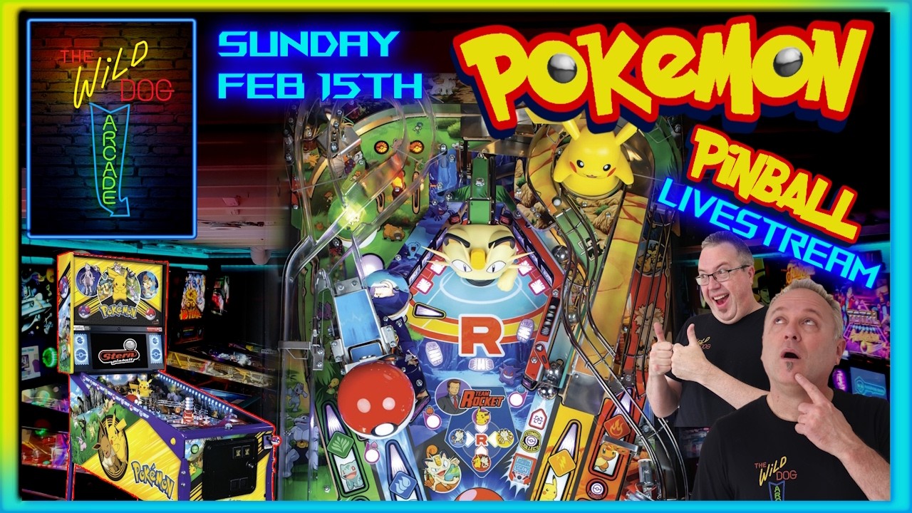 Pokemon pinball review and media day coverage!  LIVE at 8 pm ET, Sun, Feb 15th, 2026