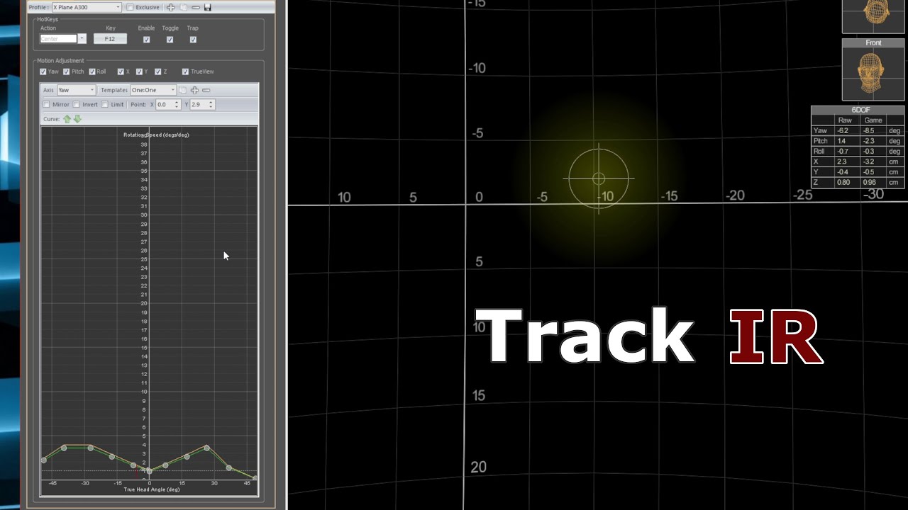X Plane 11 | Track IR kurz angezeigt