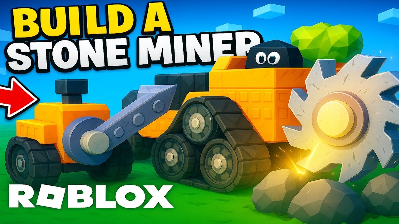 ЛУЧШАЯ БУРОВАЯ установка!! | Build a stone miner ROBLOX