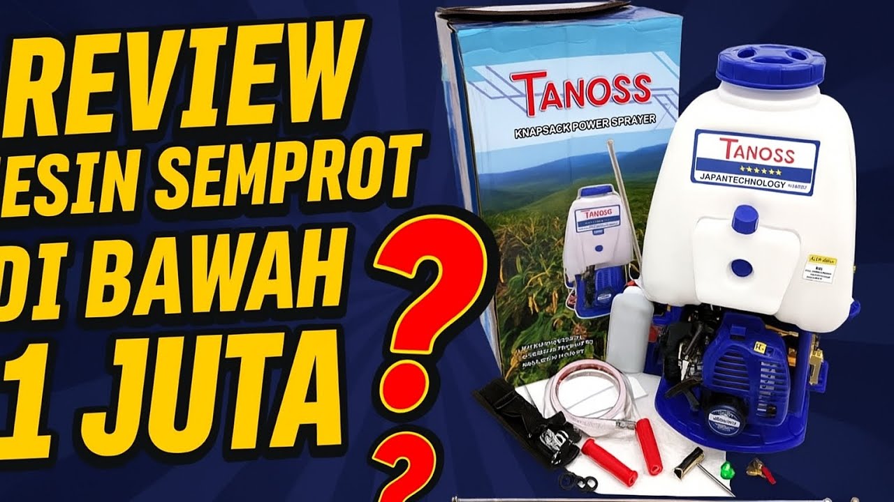 Review lengkap mesin semprot bermerek TANOSS dengan harga di bawah 1 juta rupiah! 💥