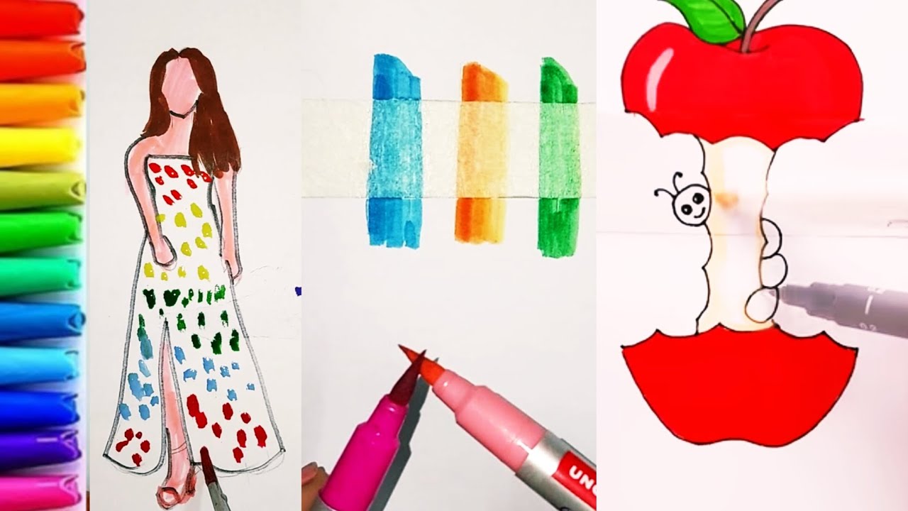 7 easy creative art || hacks when you' re bored || painting for beginners, art ideas 