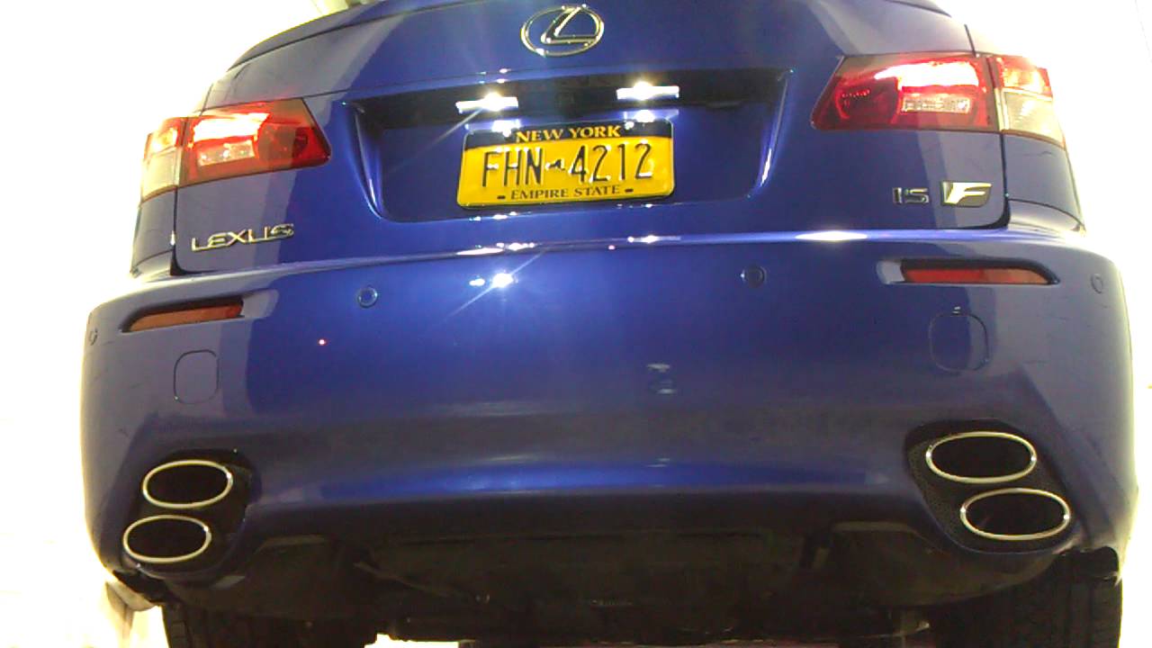 2008 Lexus ISF stock exhaust rev