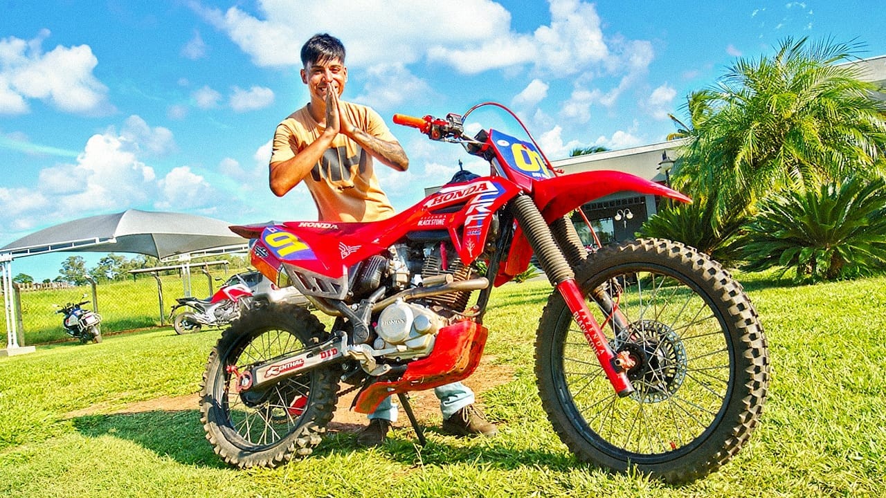 ARRUMEI A MOTO DE TRILHA DO GUI NOBREGA