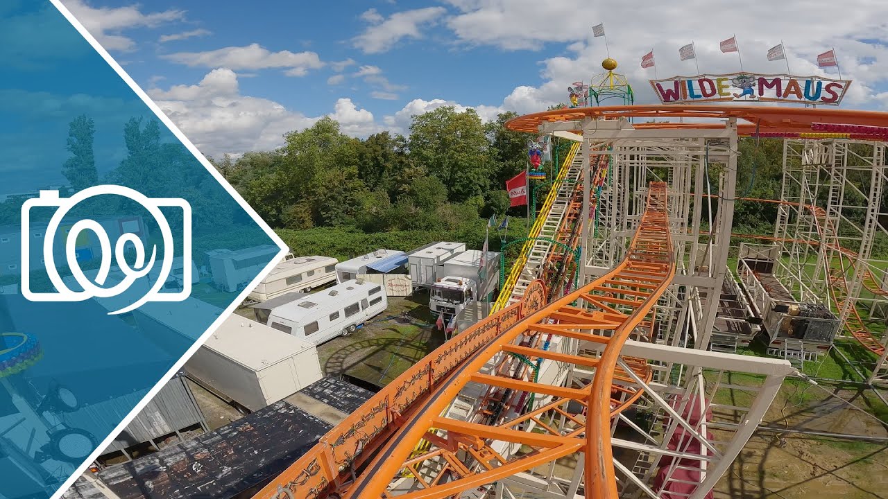 Wilde Maus (Achterbahn, Barth) @ Sch&uuml;tzenfest / Kirmes Neuss 2023 - 4K Onride / POV Video