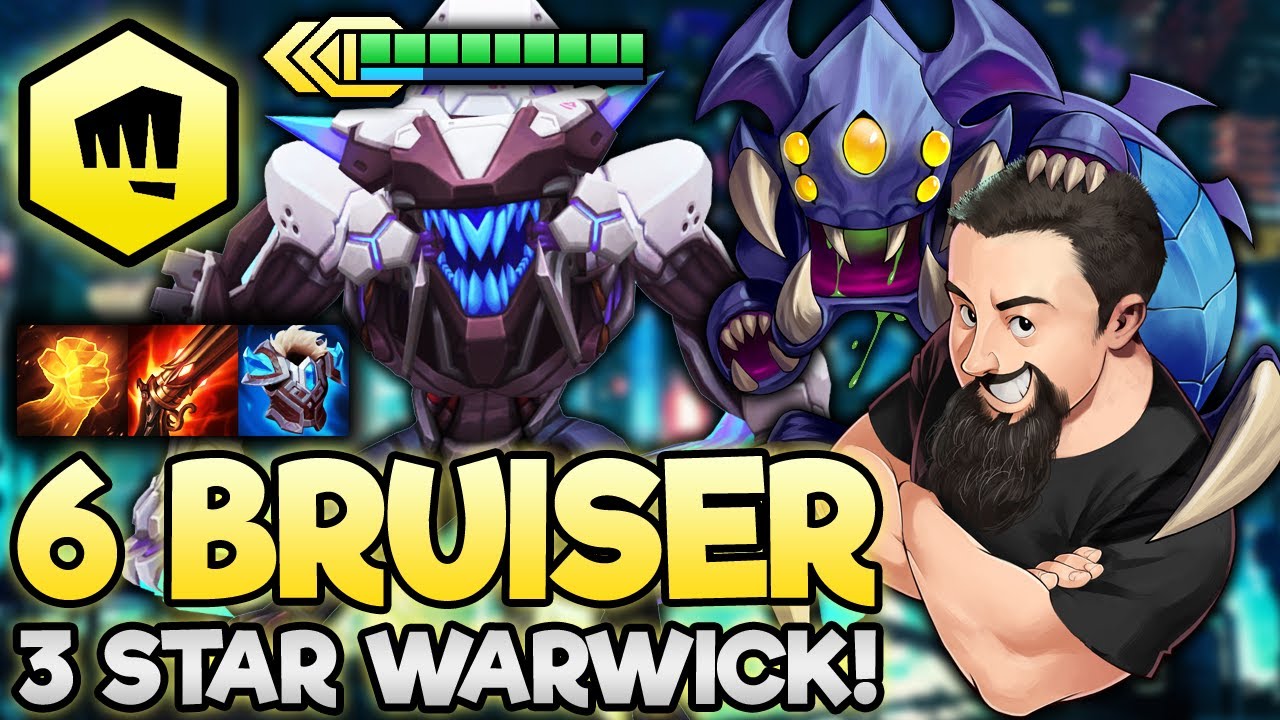 3 Star Warwick - Is This the HEALTHIEST Warwick Ever?! | TFT Glitched Out | Teamfight Tactics