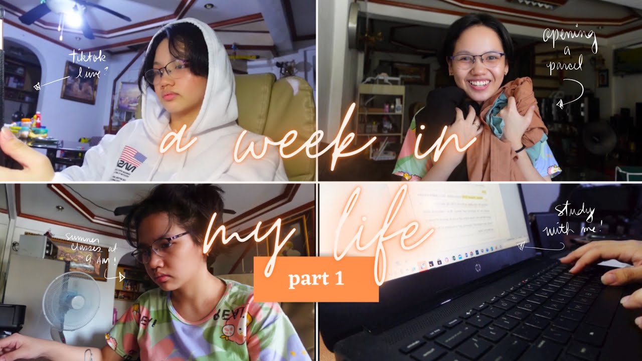 a week in my life — random stories, opening a parcel, eat with me | part 1