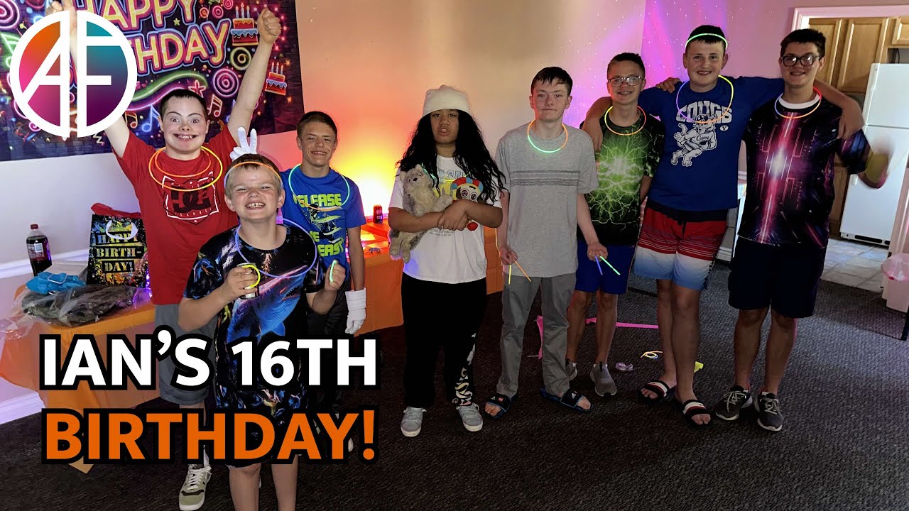 Autism Blacklight Birthday!