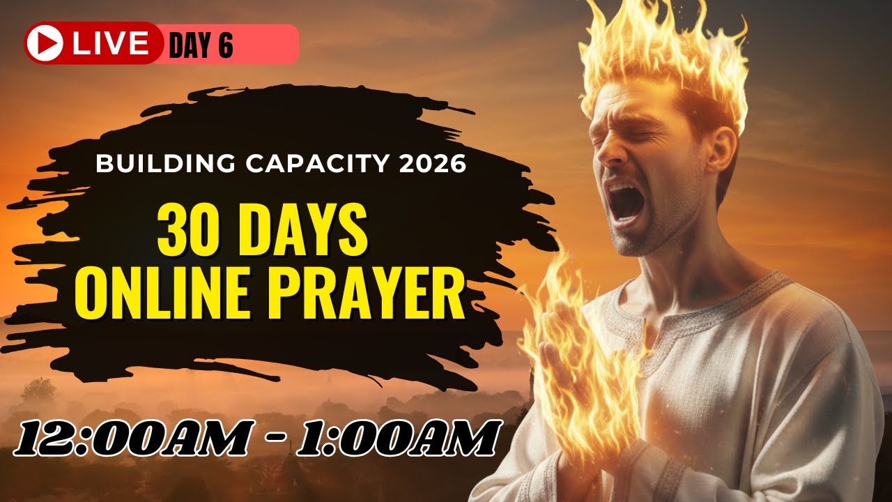 12AM Midnight Prayer: Tongues of Fire & Prophetic Worship (Live) Day 6