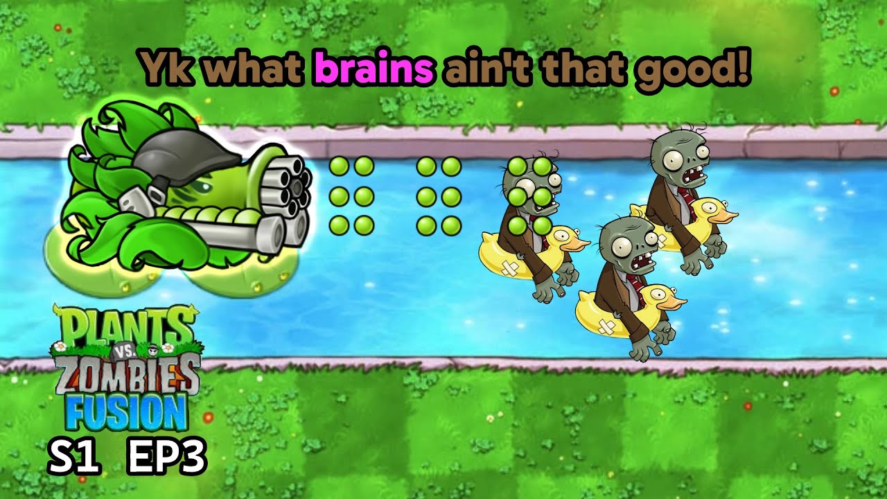 The ZOMBIES were NOT ready FOR THESE NEW BROKEN FUSIONS in PVZ FUSION!