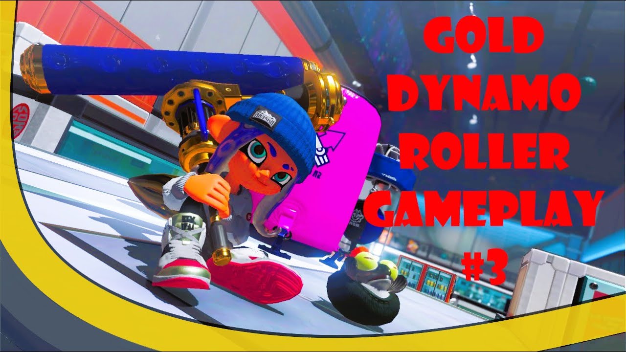 Gold Dynamo Roller Gameplay #3 - Splatoon 3 | Anarchy Battle (CB)