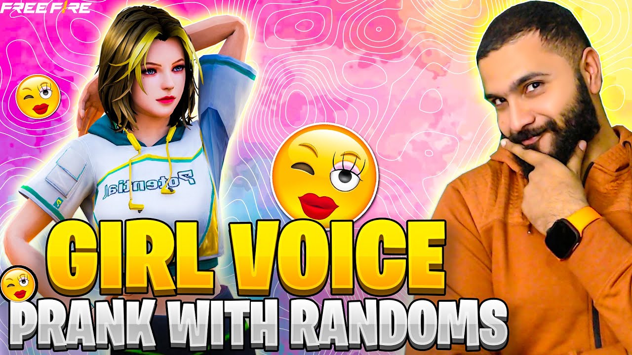 Girl Voice 👩🏻 Prank With Randoms 😂😂 - Garena Free Fire Funny