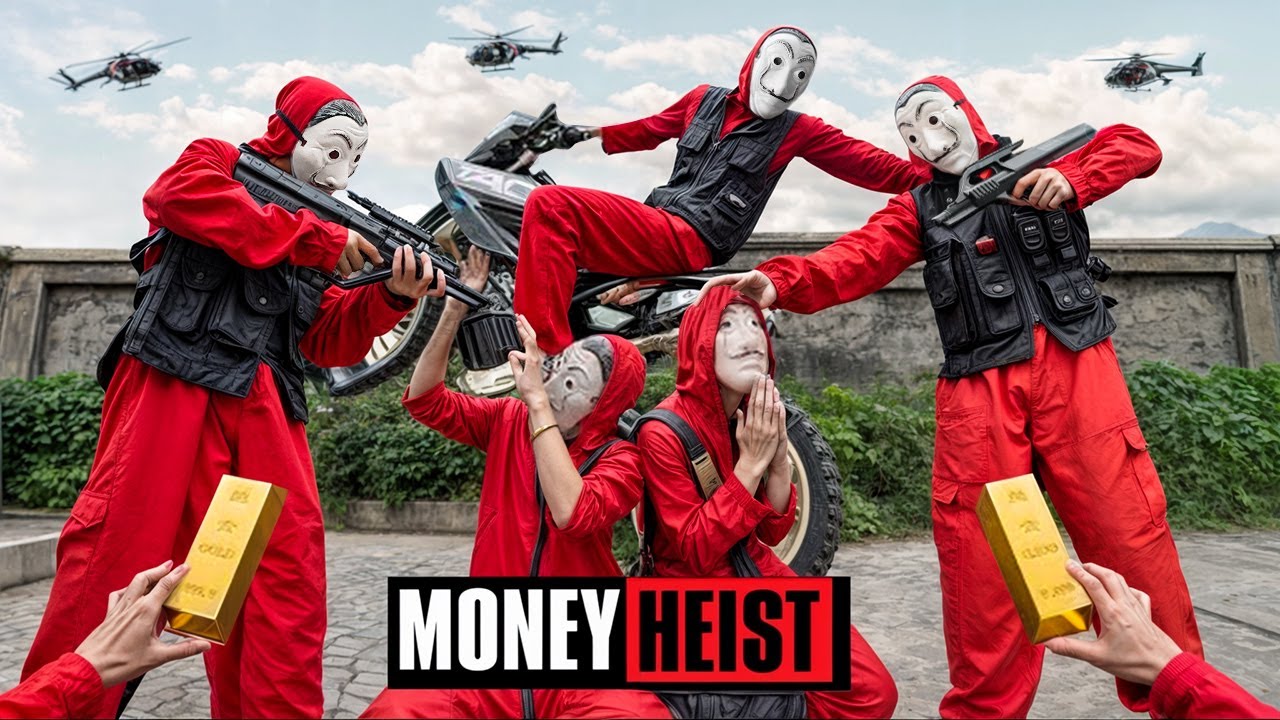 PARKOUR VS MONEY HEIST! 6 | POLICE: No ESCAPE, BAD GUYS Control the Scene(BELLA CIAO REMIX) Epic POV