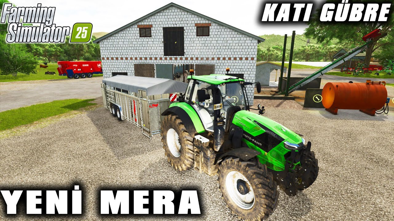 YENİ İNEK MERASI KURDUM // GÜBRE SORUNU ÇÖZÜLDÜ // FARMİNG SİMULATOR 25 // ABD MAP #fs25
