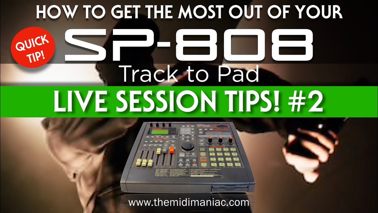 Quick Tip! SP-808: Pad to Track - A very cool way to play live