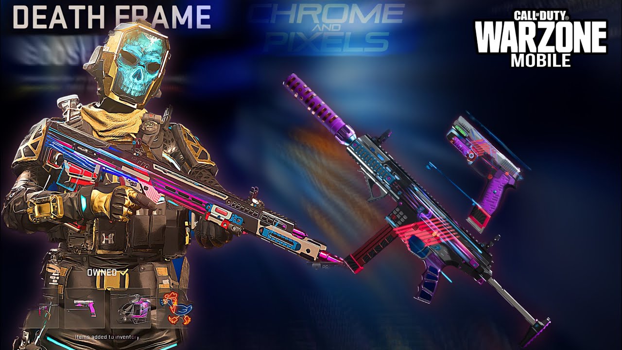 WARZONE MOBILE NEW UPDATE CHROME AND PIXELS GAMEPLAY