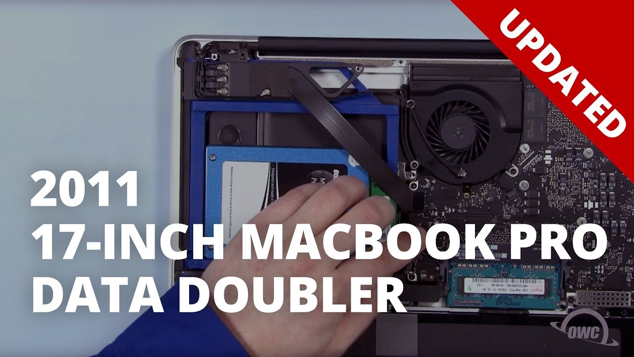 How to Install a Second Drive Inside a 2011 17-inch MacBook Pro with the OWC Data Doubler