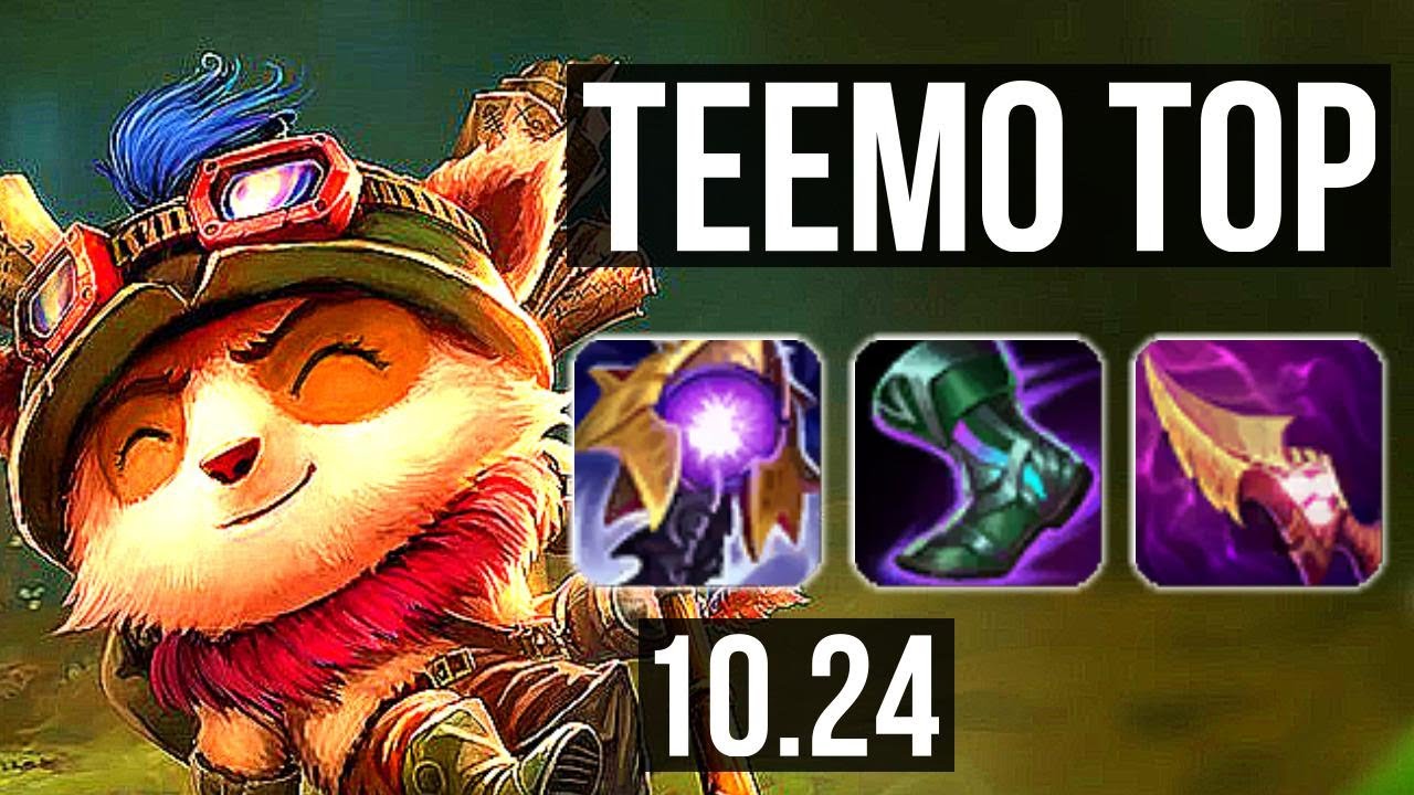 TEEMO vs XIN ZHAO (TOP) | Legendary, Rank 10 Teemo, 9/4/12 | EUW Master | v10.24