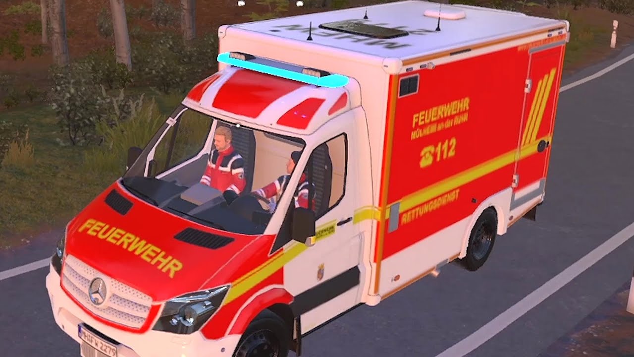 Emergency Call 112  -  Collision on the Highway, Ambulance Responding! 4K