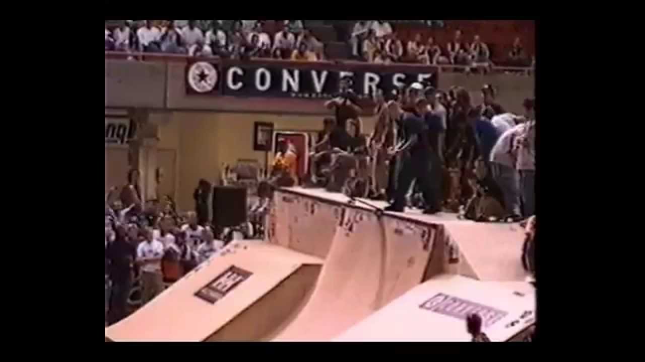 Slam City Jam 1998 Vancouver.Skateboard contest Mike Vallely,Rodil Araujo jr,Rick McCrank,Chris Senn