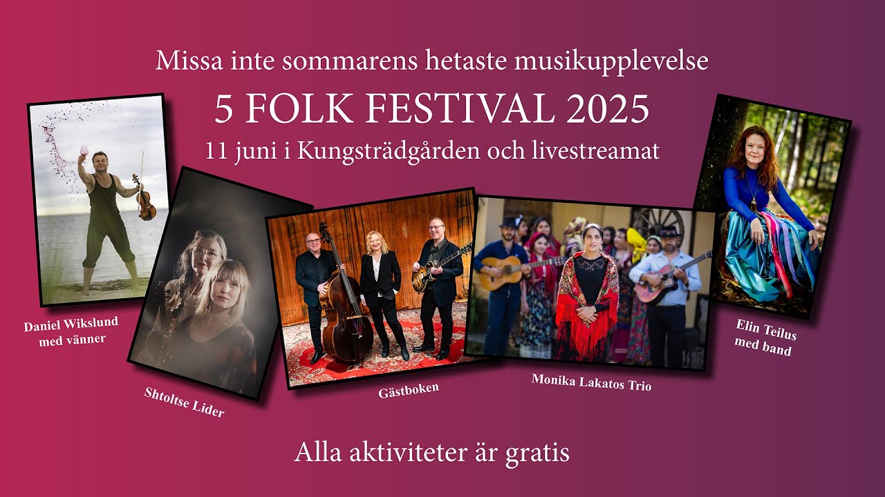 5 Folk Festival 11 juni 2025