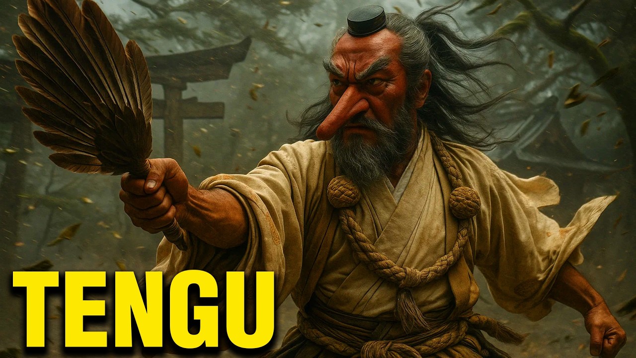 Tengu - The Japanese Demon Who Inspired the Ninjas!