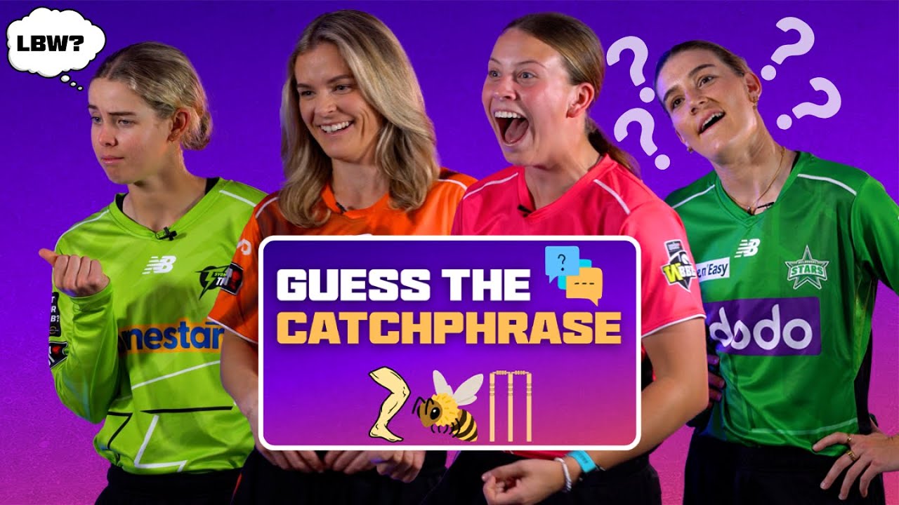 Big Bash Players Guess The Cricket Catchphrase 🏏 😆
