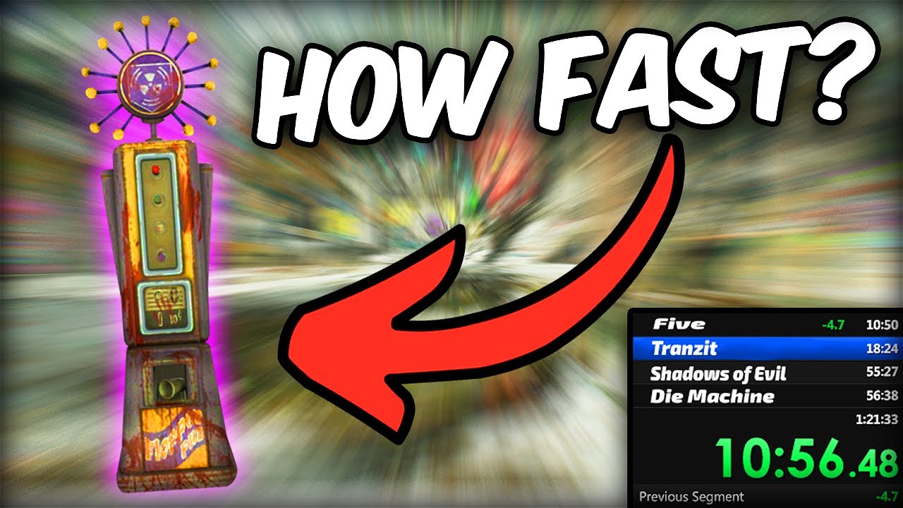 How Fast Can You Get PHD FLOPPER On EVERY Zombie Map? (Call of Duty Zombies)