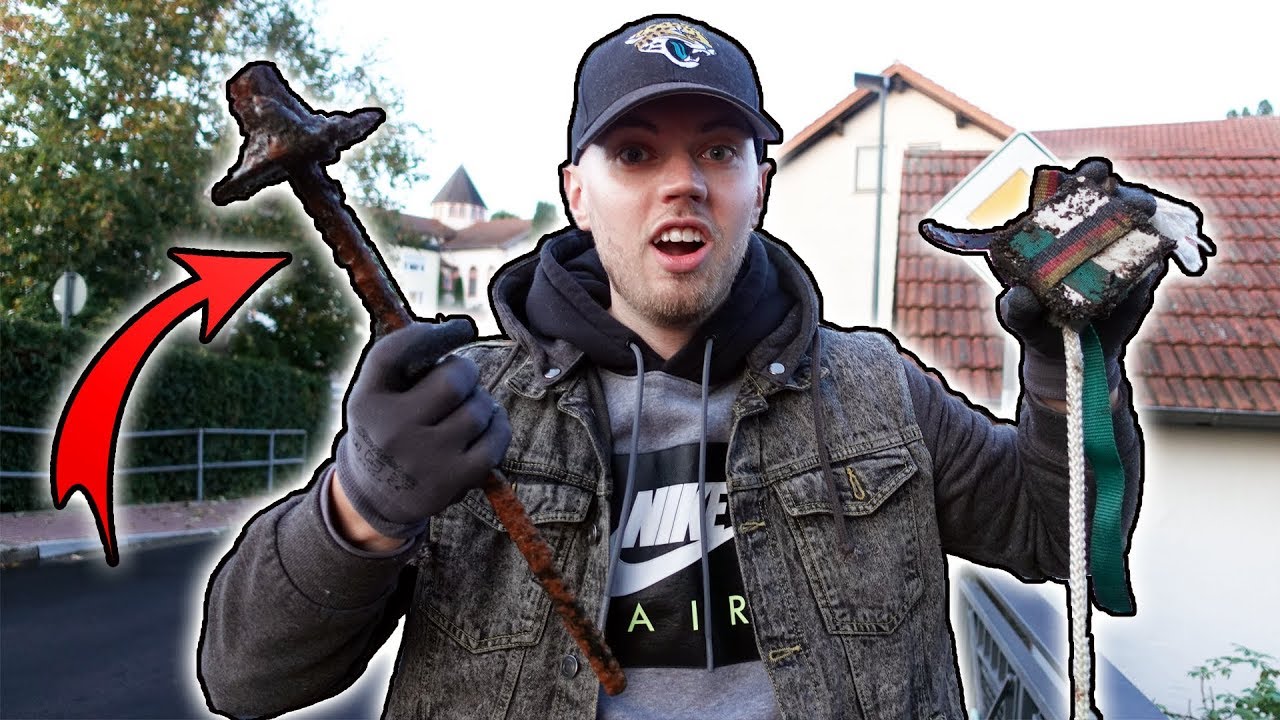 Mein erstes Mal MAGNET FISCHEN mit selbstgebauter MAGNET ANGEL! Was hole ich da raus? - Experiment