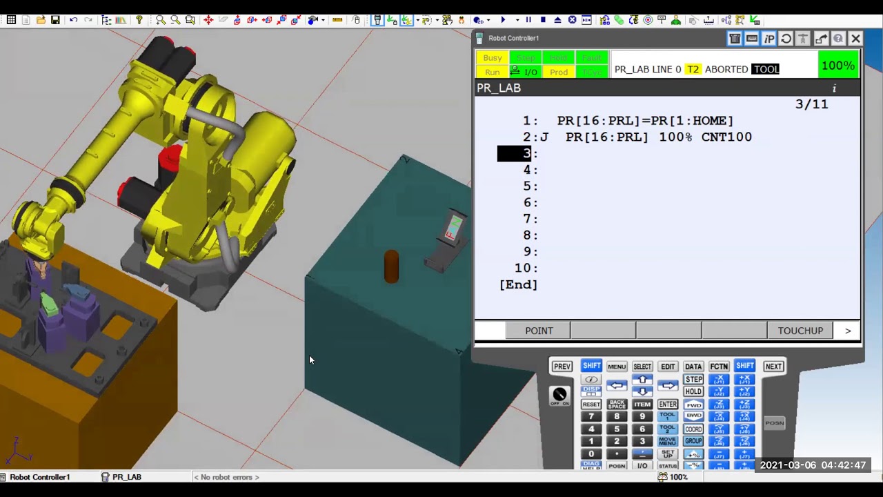 13 Robot Lab10 Position Register PR Instructions