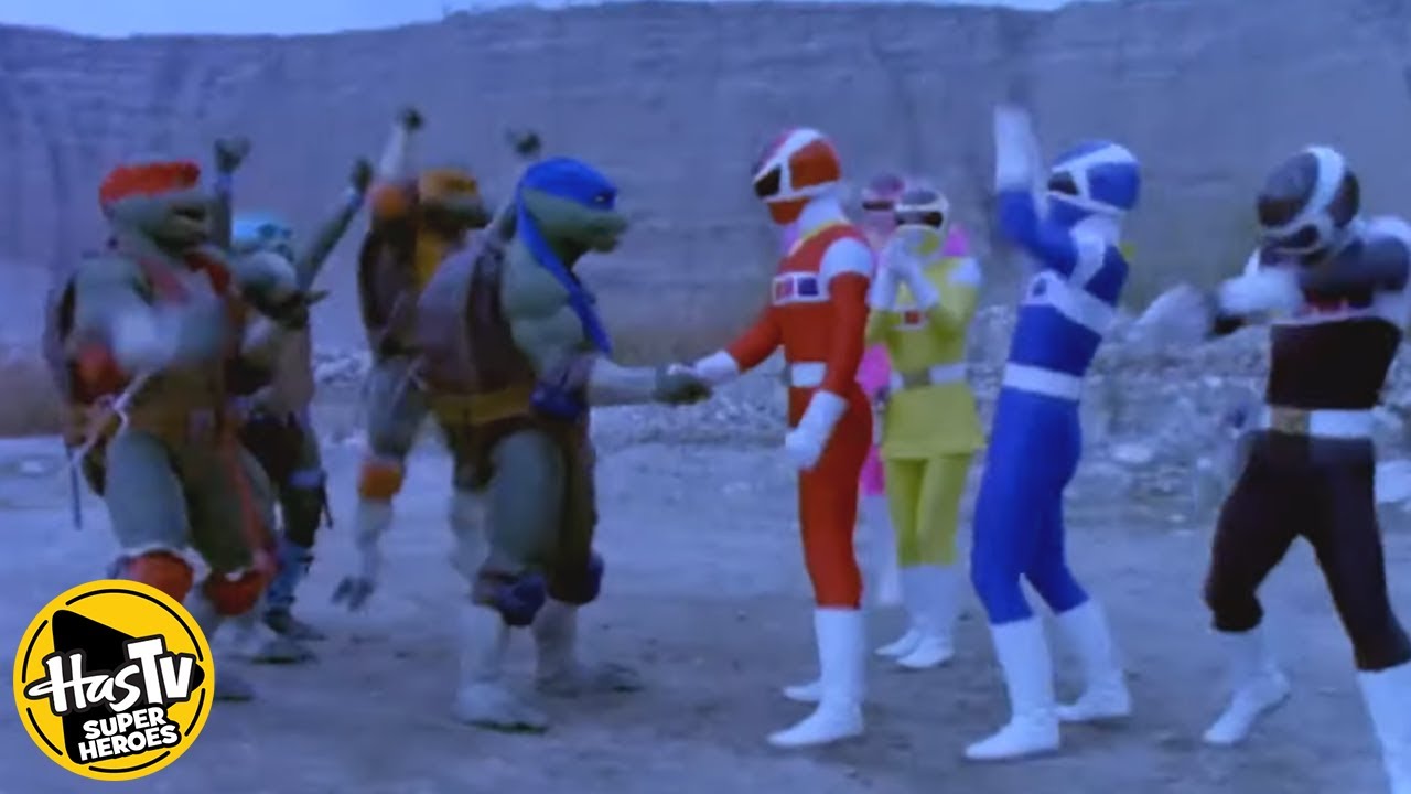 Top 10 Power Rangers Team Ups!