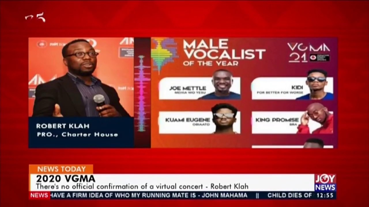 2020 VGMA: There&rsquo;s no official confirmation of a virtual concert &ndash; Robert Klah (1-5-20)