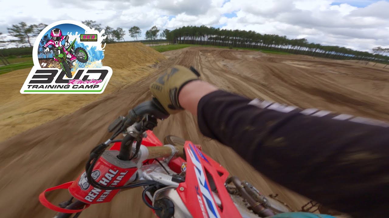 Entraînement dans le sable avec le 125 et 250 au Bud Raçing Training Camp !!!
