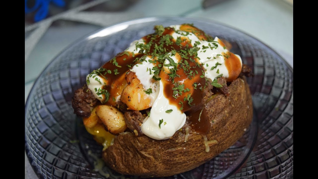 MsSprinkles Delights Ep 34 Airfryer Chicken & Steak Loaded Potato