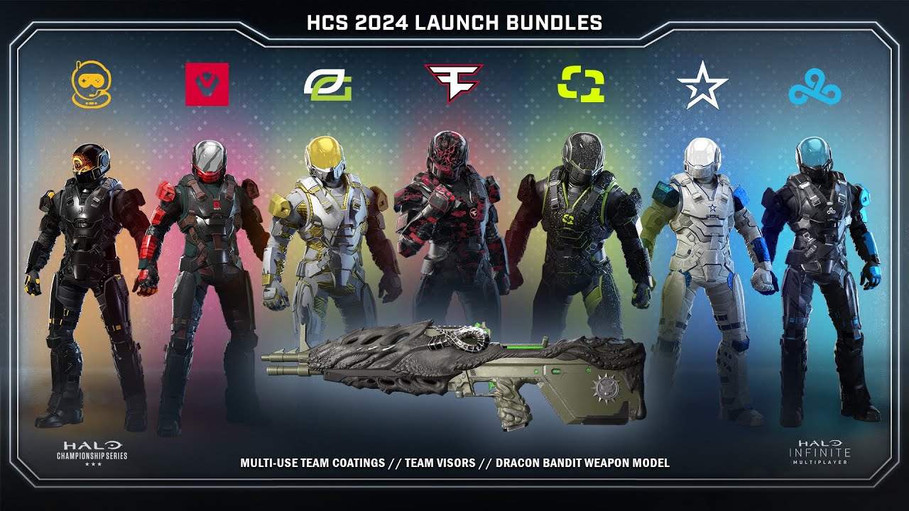 Halo Infinite | HCS 2024 Launch Partnered Team Bundles