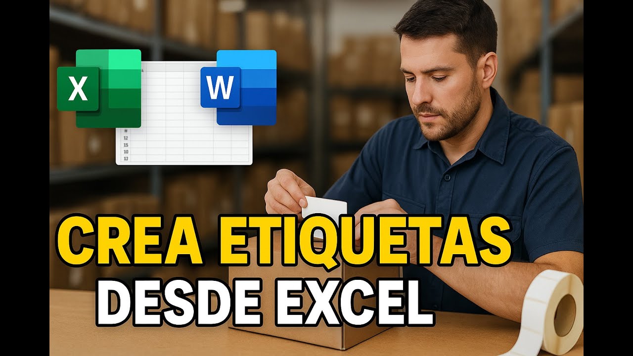 Cómo Crear Etiquetas en Word desde Excel 🏷️ | Fácil, Rápido y Paso a Paso
