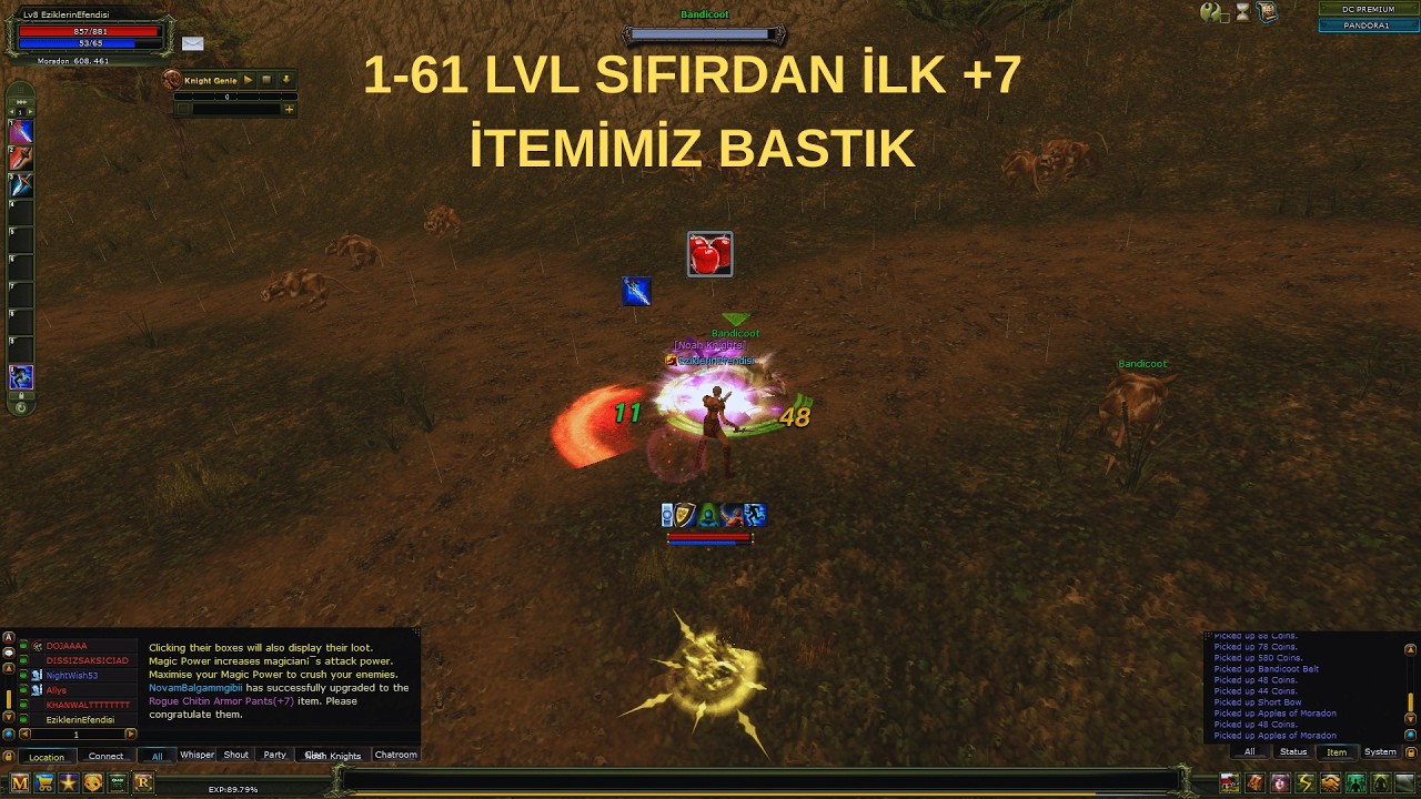 (PANDORA) SIFIRDAN ROGUE #BÖLÜM 1 İLK +7 İTEMİ BASTIK