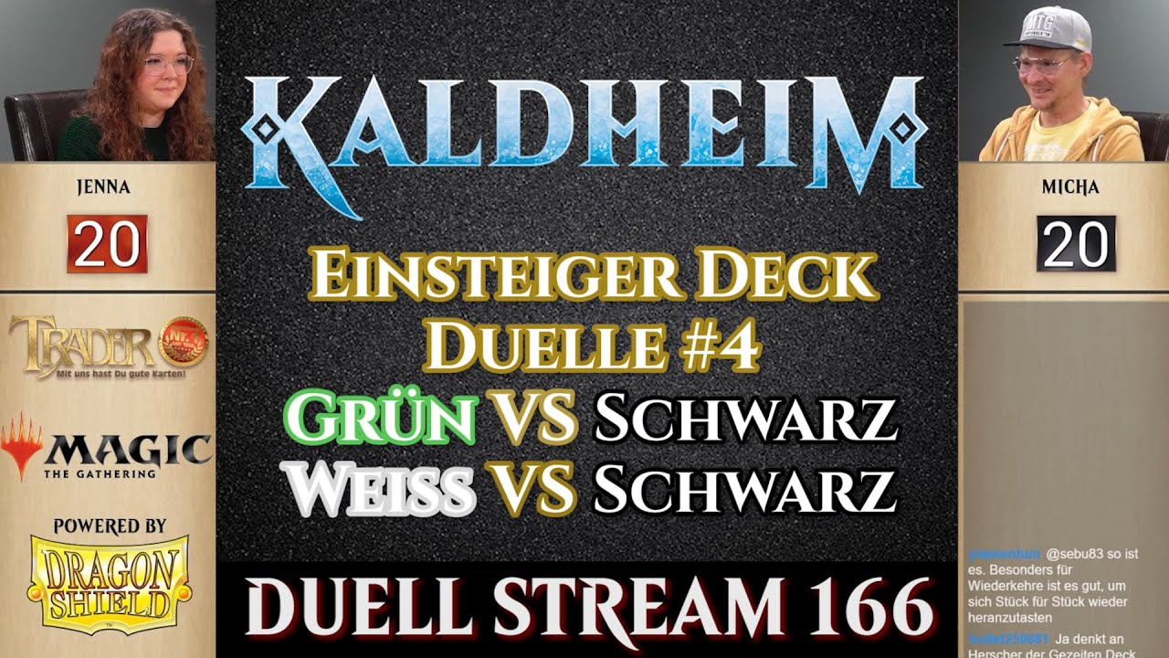 MTG Kaldheim Einsteiger Deck Duell Schwarz VS Weiss & Grün | Magic the Gathering | Trader Tutorial