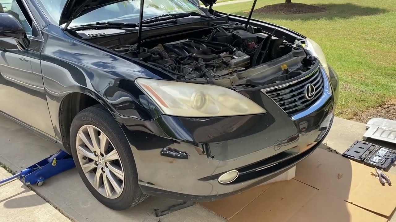 Обзор замены радиатора Lexus ES350 2008 года