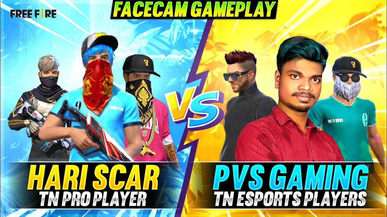 💥HARI SCAR (TN PRO PLAYERS ) VS PVS GAMING ( TN ESPORTS PLAYERS CLASH SQUAD BEST GAMEPLAY - FREEFIRE