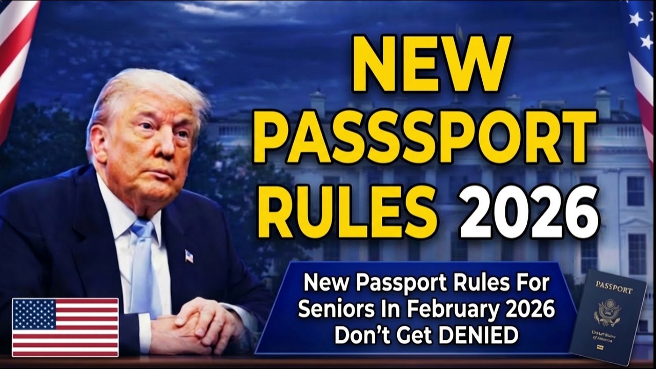 New Passport Rules For Seniors In February 2026 Don’t Get DENIED