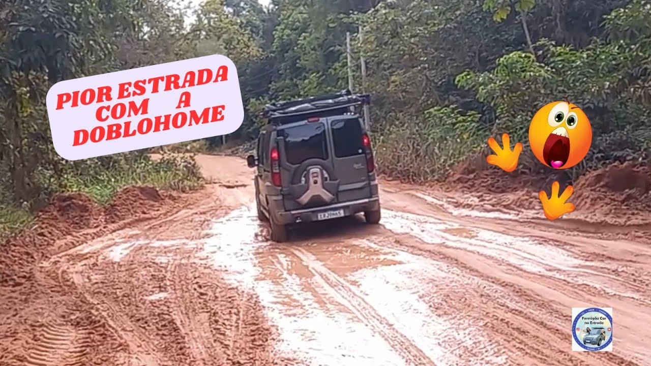 ENFRENTAMOS Estrada de MUITO BARRO , LAMA, terra com a DOBLOHOME  pior trajeto até Cumuruxatiba  E14