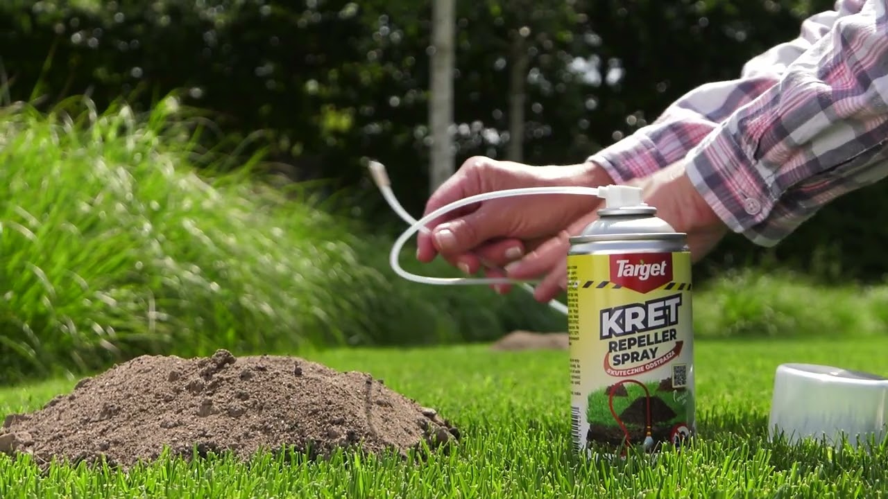 Kret Repeller spray marki Target - odstrasza krety i nornice